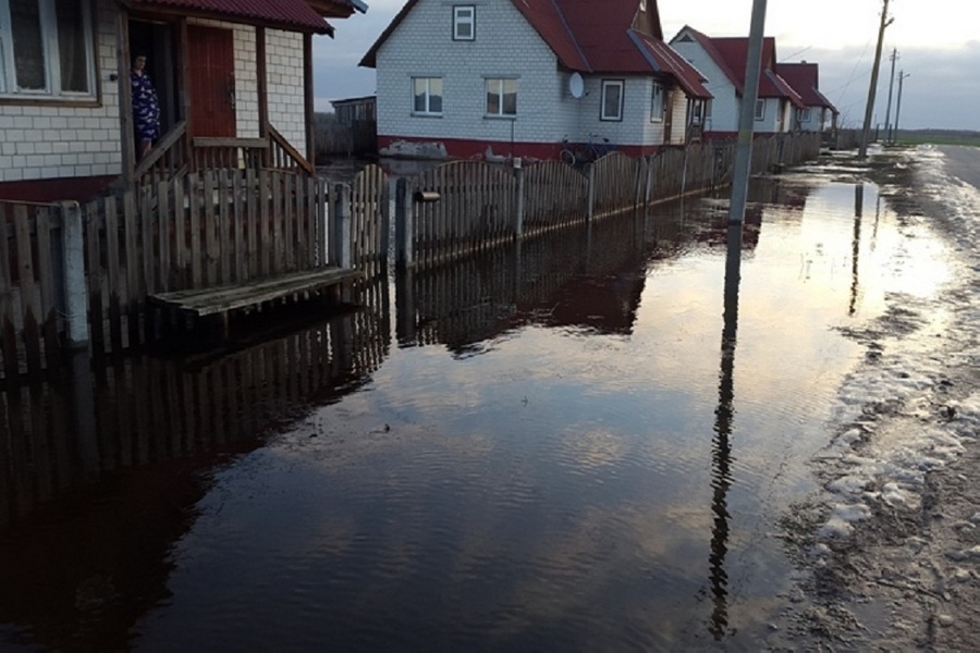 Подтопление дома талыми водами