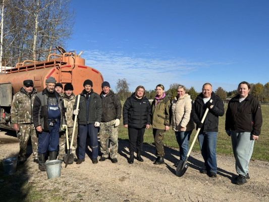 В Кировском районе проходит единый день озеленения